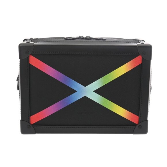 LOUIS VUITTON Taiga Rainbow Soft Trunk Noir/Rainbow M30341 802000160043000 - Picture 1 of 9